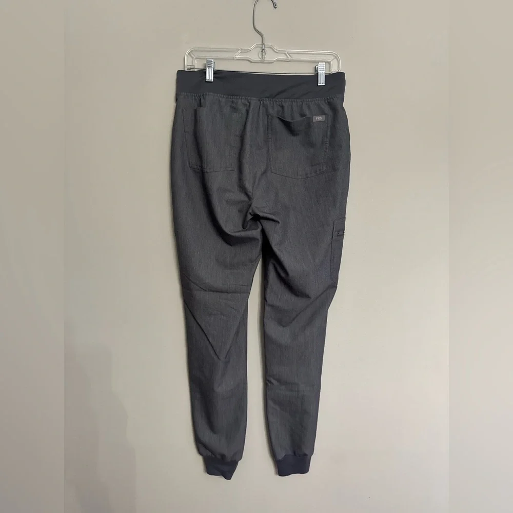 Figs High Waisted Uman Relaxed Jogger Scub Pants Graphite Grey Women’s Small
